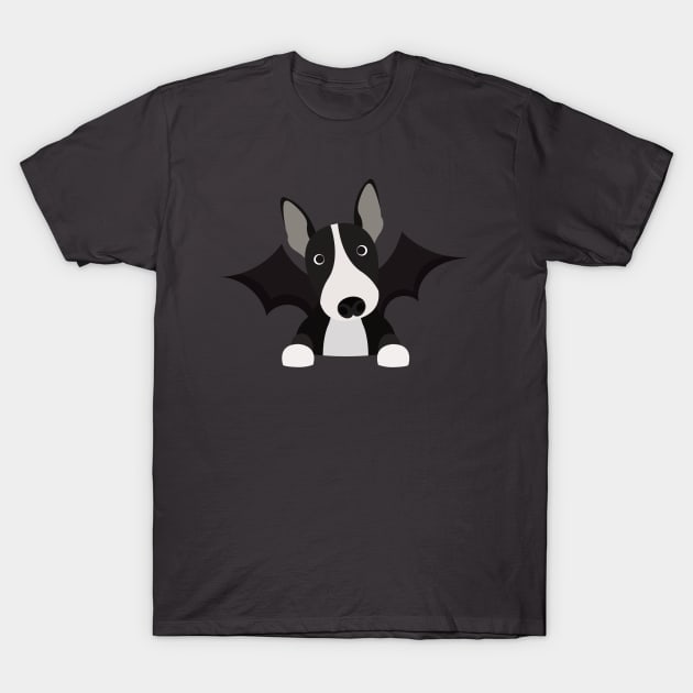 English Bull Terrier Halloween Fancy Dress Costume T-Shirt by DoggyStyles